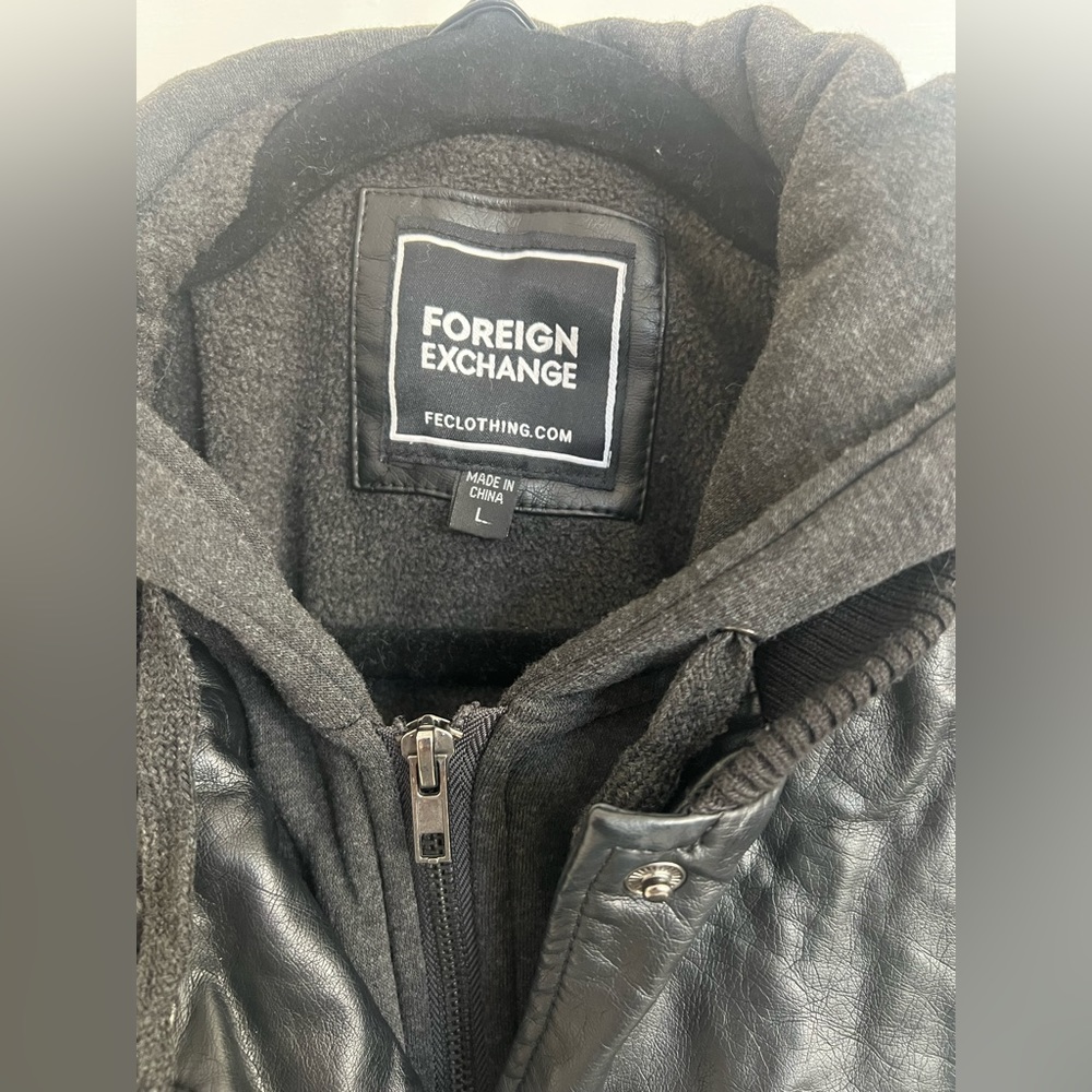 Foreign Exchange Leather Jacket
